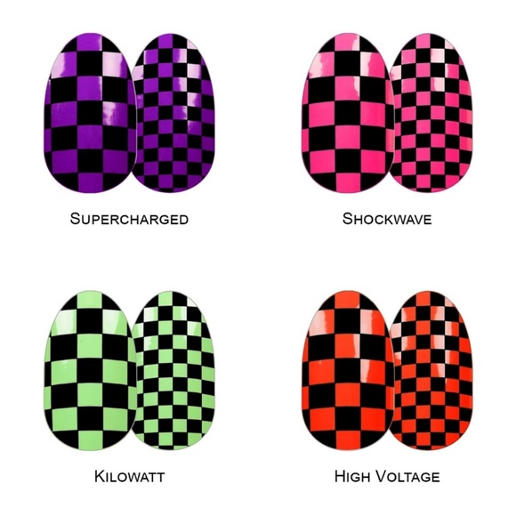 *Retired* Color Street: Check Yourself | Checkerboard Racing Clear Overlay - Picture 10 of 13